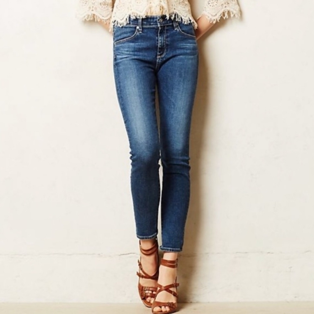 AG Adriano Goldschmied "The Stevie" slim straight jeans - 27